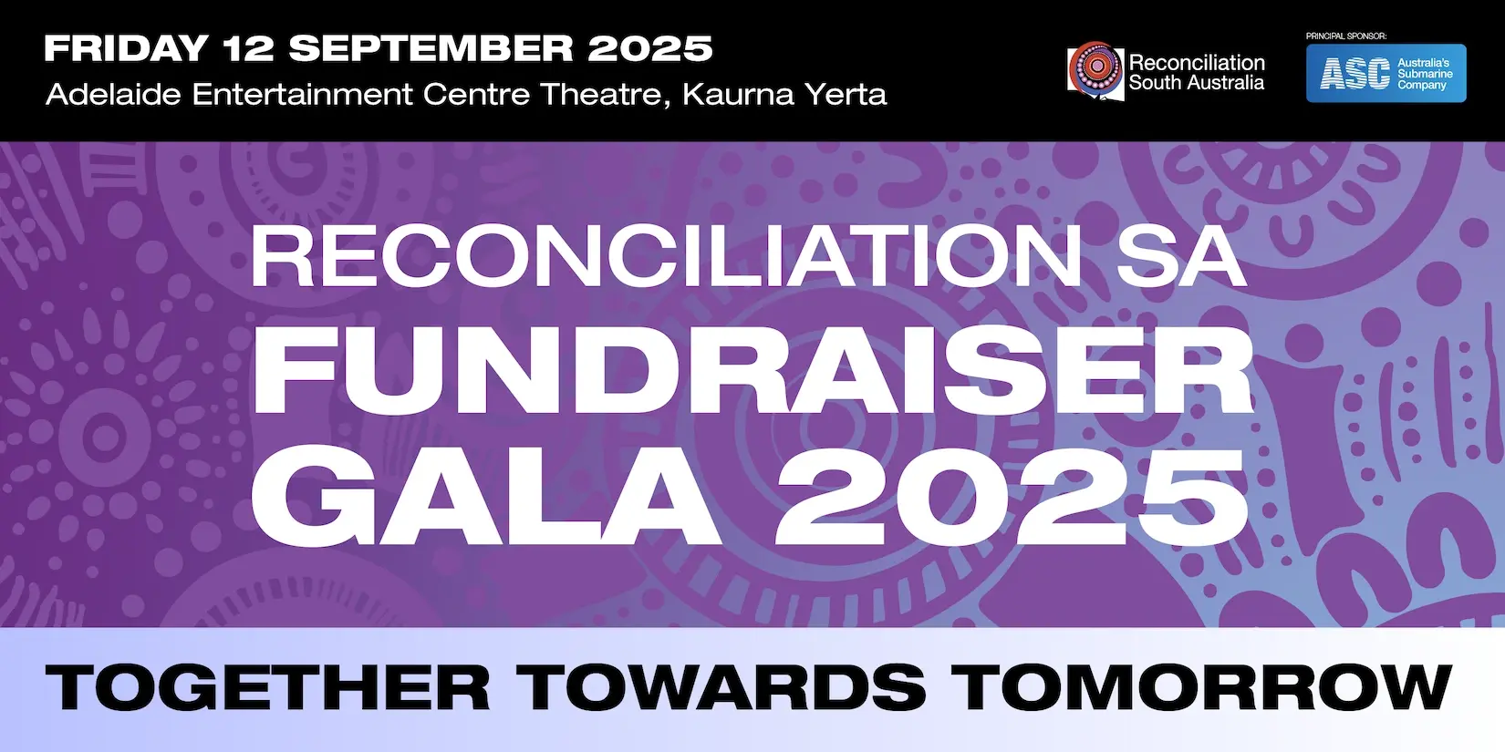 Reconciliation SA Fundraiser Gala - 12 September 2025